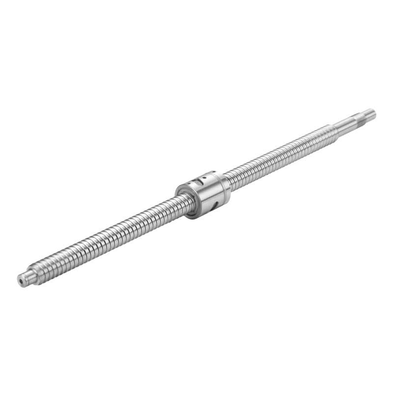 Strong dust proof ball screw assembly featuring a compact cylindrical nut, built for reliable linear travel in CNC machinery and harsh industrial environments.